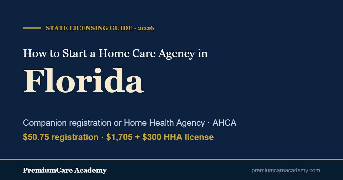 How to start a home care agency in Florida - 2026 licensing guide